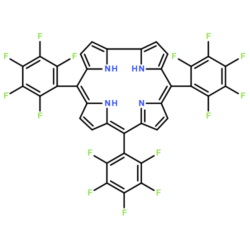 Corrin, 1,2,3,7,8,12,13,17,18,19-decadehydro-21,22-dihydro-5,10,15-tris(pentafluorophenyl)-