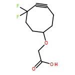 Acetic acid, 2-[(6,6-difluoro-4-cyclooctyn-1-yl)oxy]-