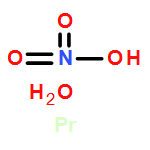 Nitric acid, praseodymium(3 ) salt, hydrate (9CI)