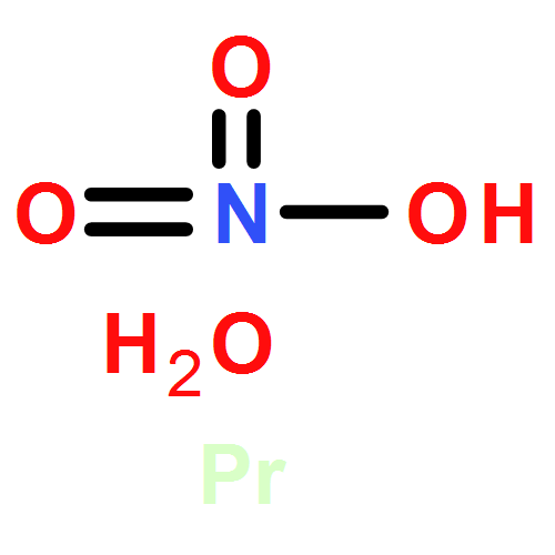 Nitric acid, praseodymium(3 ) salt, hydrate (9CI)