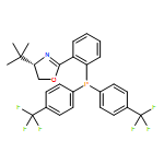 Oxazole, 2-[2-[bis[4-(trifluoromethyl)phenyl]phosphino]phenyl]-4-(1,1-dimethylethyl)-4,5-dihydro-, (4S)-