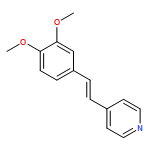 Pyridine, 4-[2-(3,4-dimethoxyphenyl)ethenyl]-, (E)-