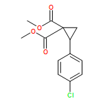 1,1-Cyclopropanedicarboxylic acid, 2-(4-chlorophenyl)-, 1,1-dimethyl ester