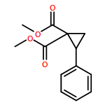 1,1-Cyclopropanedicarboxylic acid, 2-phenyl-, 1,1-dimethyl ester, (2S)-