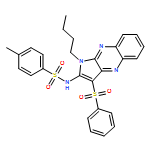 Benzenesulfonamide, N-[1-butyl-3-(phenylsulfonyl)-1H-pyrrolo[2,3-b]quinoxalin-2-yl]-4-methyl-