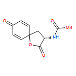 Carbamic acid, (2,8-dioxo-1-oxaspiro[4.5]deca-6,9-dien-3-yl)-, (S)-