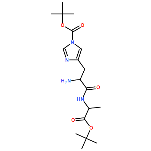 L-Alanine, 1-[(1,1-dimethylethoxy)carbonyl]-L-histidyl-, 1,1-dimethylethyl ester