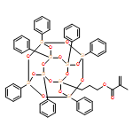 2-Propenoic acid, 2-methyl-, 3-(3,5,7,9,11,13,15-heptaphenylpentacyclo[9.5.1.13,9.15,15.17,13]octasiloxan-1-yl)propyl ester, homopolymer 