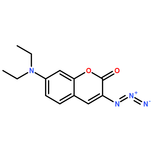 2H-1-Benzopyran-2-one, 3-azido-7-(diethylamino)-