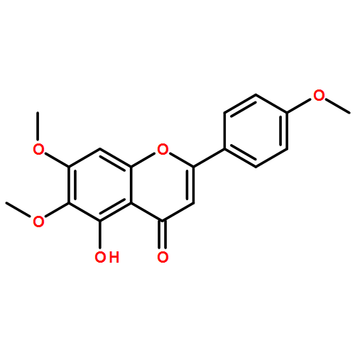 4H-1-Benzopyran-4-one, 5-hydroxy-6,7-dimethoxy-2-(4-methoxyphenyl)-