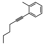 Benzene, 1-(1-hexyn-1-yl)-2-methyl-