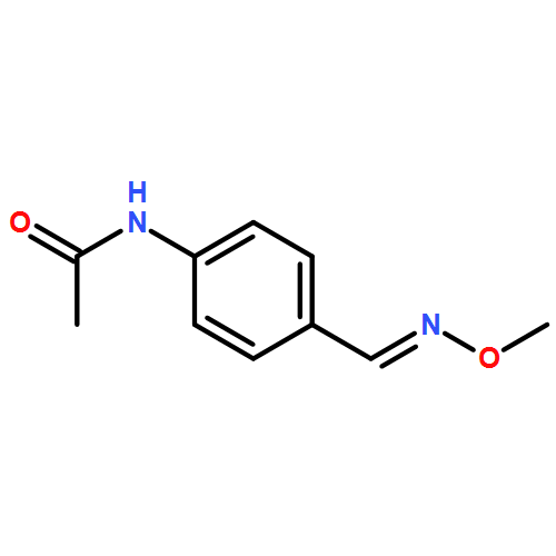 Acetamide, N-[4-[(methoxyimino)methyl]phenyl]-, (E)-