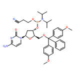 Cytidine, 5'-O-[bis(4-methoxyphenyl)phenylmethyl]-2'-deoxy-,3'-[2-cyanoethyl bis(1-methylethyl)phosphoramidite]