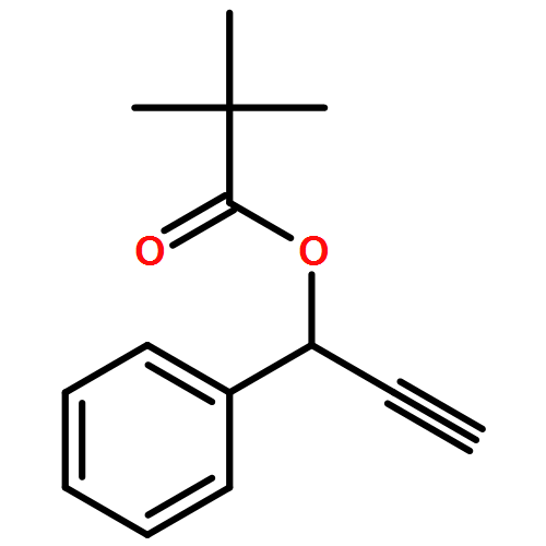 Propanoic acid, 2,2-dimethyl-, 1-phenyl-2-propyn-1-yl ester