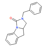 3H-Imidazo[1,5-a]indol-3-one, 1,2,9,9a-tetrahydro-2-(phenylmethyl)-