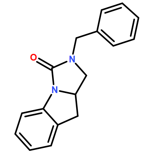 3H-Imidazo[1,5-a]indol-3-one, 1,2,9,9a-tetrahydro-2-(phenylmethyl)-