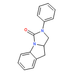 3H-Imidazo[1,5-a]indol-3-one, 1,2,9,9a-tetrahydro-2-phenyl-