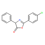 5(4H)-Oxazolone, 2-(4-chlorophenyl)-4-phenyl-