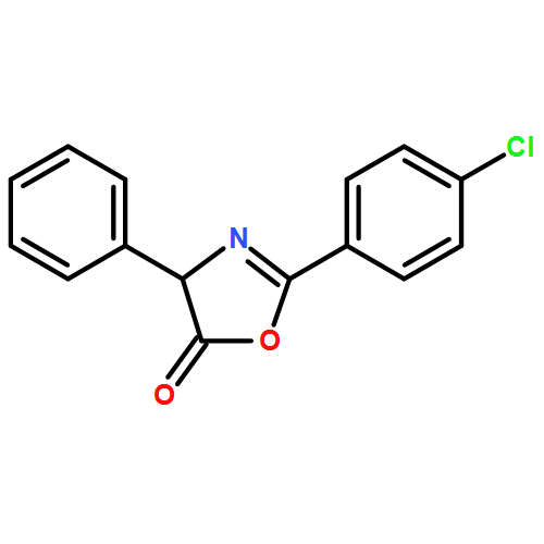 5(4H)-Oxazolone, 2-(4-chlorophenyl)-4-phenyl-