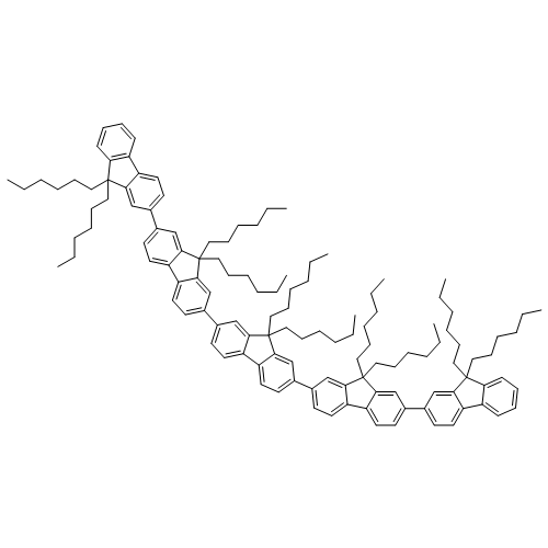 2,2':7',2'':7'',2''':7''',2''''-Quinque-9H-fluorene, 9,9,9',9',9'',9'',9''',9''',9'''',9''''-decahexyl-