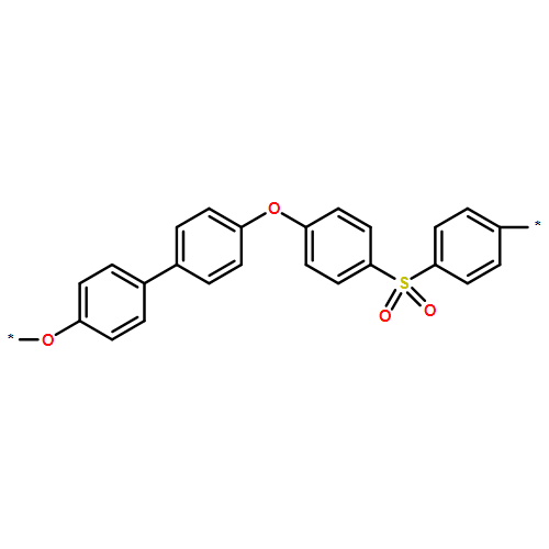 Poly(oxy[1,1'-biphenyl]-4,4'-diyloxy-1,4-phenylenesulfonyl-1,4-phenylene)