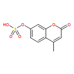 2H-1-Benzopyran-2-one,4-methyl-7-(sulfooxy)-