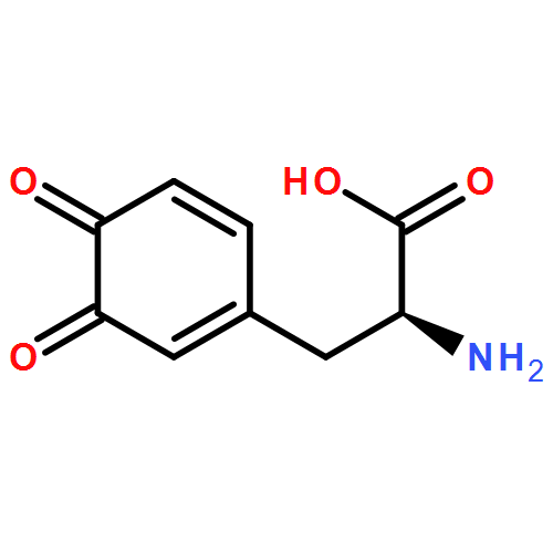 1,5-Cyclohexadiene-1-propanoicacid, a-amino-3,4-dioxo-, (aS)-