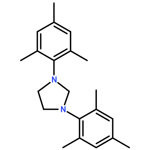 1,3-bis(2,4,6-trimethylphenyl)-4,5-dihydro-2h-imidazol-1-ium-2-ide