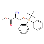 L-Serine, O-[(1,1-dimethylethyl)diphenylsilyl]-, methyl ester