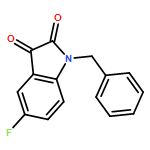 1H-Indole-2,3-dione, 5-fluoro-1-(phenylmethyl)-