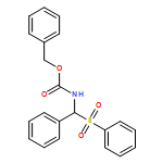 Carbamic acid, N-[phenyl(phenylsulfonyl)methyl]-, phenylmethyl ester