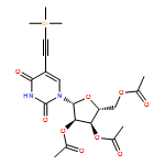 Uridine, 5-[(trimethylsilyl)ethynyl]-, 2',3',5'-triacetate