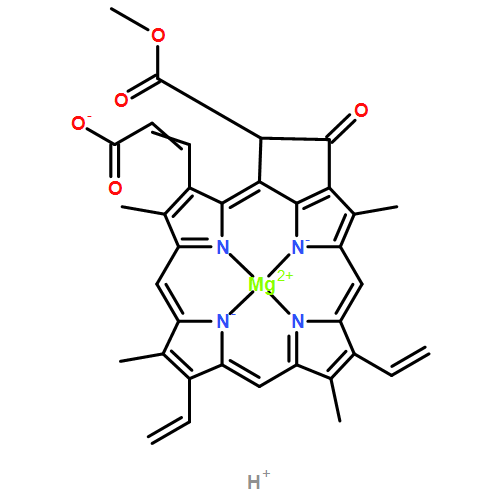 Magnesate(1-), [21-methyl (21R)-3-[(1E)-2-carboxyethenyl]-3,4-didehydro-9,14-diethenyl-4,8,13,18-tetramethyl-20-oxo-21-phorbinecarboxylato(3-)-