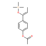 Phenol, 4-[1-[(trimethylsilyl)oxy]-1-propenyl]-, acetate, (Z)-