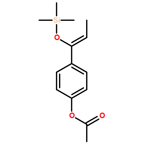 Phenol, 4-[1-[(trimethylsilyl)oxy]-1-propenyl]-, acetate, (Z)-