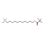 Propanoic acid, 2-bromo-2-methyl-, 11-(trichlorosilyl)undecyl ester