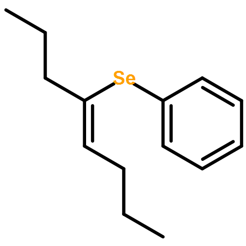 Benzene, [(1-propyl-1-pentenyl)seleno]-, (Z)-