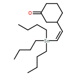 Cyclohexanone, 3-[2-(tributylstannyl)ethenyl]-, (Z)-