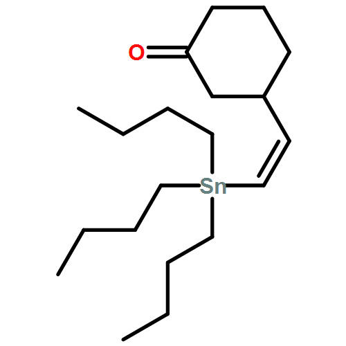 Cyclohexanone, 3-[2-(tributylstannyl)ethenyl]-, (Z)-