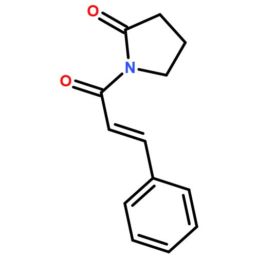 2-Pyrrolidinone, 1-(1-oxo-3-phenyl-2-propenyl)-, (E)-