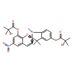 Propanoic acid, 2-bromo-2-methyl-, 1,1'-[(2S)-1',3'-dihydro-1',3',3'-trimethyl-6-nitrospiro[2H-1-benzopyran-2,2'-[2H]indole]-5',8-diyl] ester 