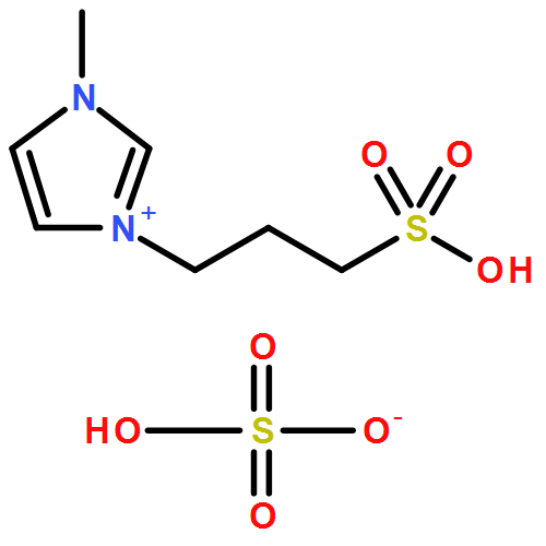 1H-Imidazolium, 1-methyl-3-(3-sulfopropyl)-, sulfate (1:1)