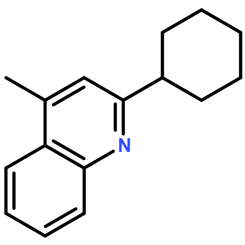 Quinoline, 2-cyclohexyl-4-methyl-