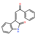 2H-Indol-2-one, 1,3-dihydro-3-(2-oxo-2-phenylethylidene)-, (3E)-