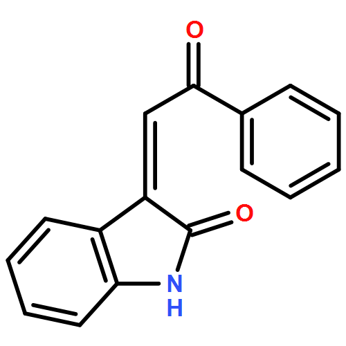 2H-Indol-2-one, 1,3-dihydro-3-(2-oxo-2-phenylethylidene)-, (3E)-