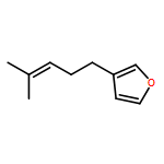 Furan, 3-(4-methyl-3-penten-1-yl)-