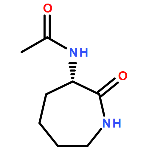 Acetamide, N-(hexahydro-2-oxo-1H-azepin-3-yl)-, (S)-