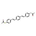 Ethanethioic acid,S,S'-[1,4-phenylenebis[(1E)-2,1-ethenediyl-4,1-phenylene]] ester