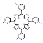 Pyridinium, 3,3',3'',3'''-(21H,23H-porphine-5,10,15,20-tetrayl)tetrakis[1-methyl-