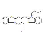 Benzothiazolium,3-butyl-2-[3-(3-butyl-2(3H)-benzothiazolylidene)-1-propen-1-yl]-, iodide (1:1)